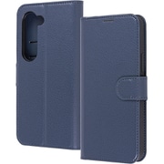 arrows Alpha Like standard 耐衝撃 マグネットベルト シンプル 手帳型レザーケース ダークネイビー RT-ARALELC1/DN