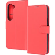 arrows Alpha Like standard 耐衝撃 マグネットベルト シンプル 手帳型レザーケース レッド RT-ARALELC1/R
