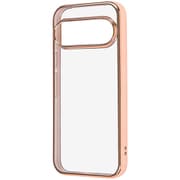 Google Pixel 10/10 Pro Like standard カメラ保護 衝撃吸収 バンパー メタリック TPUソフトケース ピンクゴールド RT-GP10PPFC2/PGM