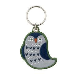 リフレクター刺繍キーリング キーリング OWL sreflector RF-26267