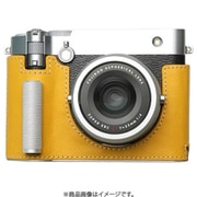 富士フィルム GFX100RF用 本革ケース クラシック メタルグリップ付 ビビッドイエロー PTBG006