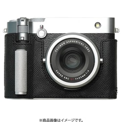 富士フィルム GFX100RF用 本革ケース クラシック メタルグリップ付 ブラック PTBG008