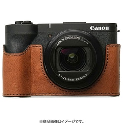 Canon PowerShot V1用 本革ケース ヴィンテージ風 レッドブラウン PTBI001