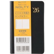 2026年1月始まり手帳 ウィークリー NOLTY(ノルティ) 能率手帳1小型版(黒) 2026-1111