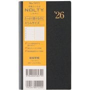 2026年1月始まり手帳 ウィークリー NOLTY(ノルティ) 能率手帳ワイド1(ブラック) 2026-1411