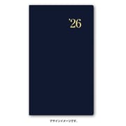 2026年1月始まり手帳 ウィークリー NOLTY（ノルティ） 能率手帳ワイド2（ダークネイビー） 2026-1412