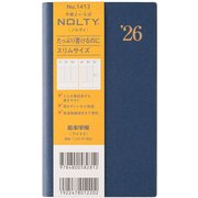 2026年1月始まり手帳 ウィークリー NOLTY(ノルティ) 能率手帳ワイド3(ネイビーブルー) 2026-1413