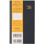 2026年1月始まり手帳 ウィークリー NOLTY(ノルティ) 能率手帳ワイド5(ブラック) 2026-1415