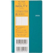2026年1月始まり手帳 ウィークリー NOLTY(ノルティ) ポケットカジュアル1(サーフグリーン) 2026-1504