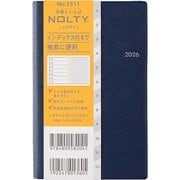 2026年1月始まり手帳 ウィークリー NOLTY(ノルティ) ポケットカジュアル4(ネイビー) 2026-1511