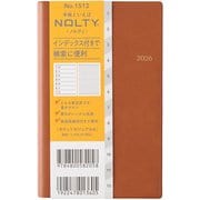 2026年1月始まり手帳 ウィークリー NOLTY(ノルティ) ポケットカジュアル4(キャメル) 2026-1512