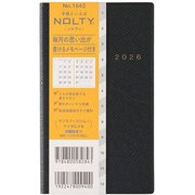 2026年1月始まり手帳 NOLTY(ノルティ) マンスリースリムーiアイダにメモ月曜(ブラック) 2026-1642