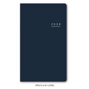 2026年1月始まり手帳 NOLTY（ノルティ） アクセスマンスリーグランデ日曜始まり（ネイビー） 2026-1650