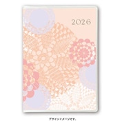 2026年1月始まり手帳 PAGEM by NOLTY ペイジェムマンスリーリュミエールPetit日曜（ピーチピンク） 2026-2177