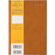 2026年1月始まり手帳 ウィークリー NOLTY(ノルティ) エクリB6ー8(キャメル) 2026-2279