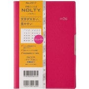 2026年1月始まり手帳 PAGEM by NOLTY ペイジェムマンスリーグラースB6-i月曜（レッド） 2026-2517