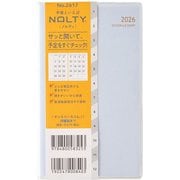 2026年1月始まり手帳 NOLTY(ノルティ) マンスリースリム-i月曜(ライトブルー) 2026-2617