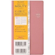 2026年1月始まり手帳 NOLTY(ノルティ) マンスリースリム-i日曜(ローズ) 2026-2623