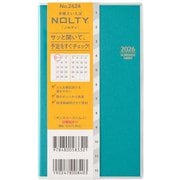 2026年1月始まり手帳 NOLTY(ノルティ) マンスリースリム-i日曜(ターコイズ) 2026-2624