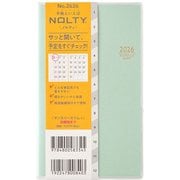 2026年1月始まり手帳 NOLTY(ノルティ) マンスリースリム-i日曜(ミント) 2026-2626