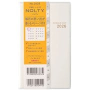 2026年1月始まり手帳 NOLTY(ノルティ) マンスリースリム-iアイダにメモ日曜(アイボリー) 2026-2628