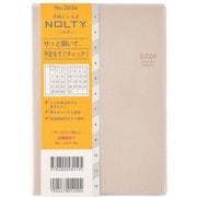 2026年1月始まり手帳 NOLTY（ノルティ） マンスリーB6-i日曜（ベージュ） 2026-2636