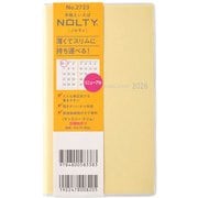 2026年1月始まり手帳 NOLTY(ノルティ) マンスリースリム日曜(イエロー) 2026-2723