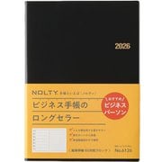 2026年1月始まり手帳 ウィークリー NOLTY(ノルティ) 能率手帳B5月間ブロック(黒) 2026-6126