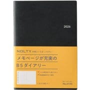 2026年1月始まり手帳 ウィークリー NOLTY(ノルティ) エクリB5-1(ブラック) 2026-6140