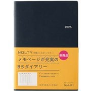 2026年1月始まり手帳 ウィークリー NOLTY（ノルティ） エクリB5バーチカル（ネイビー） 2026-6141