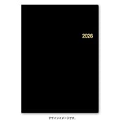 2026年1月始まり手帳 ウィークリー NOLTY（ノルティ） 能率手帳A5月間ブロック（黒） 2026-6226