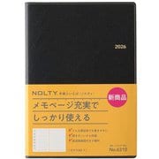 2026年1月始まり手帳 ウィークリー NOLTY(ノルティ) エクリA5-1(ブラック) 2026-6310
