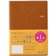 2026年1月始まり手帳 ウィークリー NOLTY(ノルティ) エクリA5-1(キャメル) 2026-6313