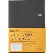 2026年1月始まり手帳 ウィークリー NOLTY(ノルティ) エクリA5-3(ダークグレー) 2026-6317
