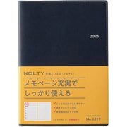 2026年1月始まり手帳 ウィークリー NOLTY(ノルティ) エクリA5-4日曜始まり(ダークネイビー) 2026-6319