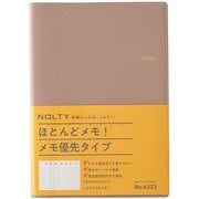 2026年1月始まり手帳 ウィークリー NOLTY(ノルティ) エクリA5メモ(グレージュ) 2026-6323