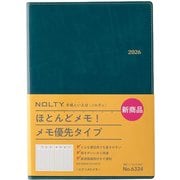 2026年1月始まり手帳 ウィークリー NOLTY(ノルティ) エクリA5メモ(ブルー) 2026-6324