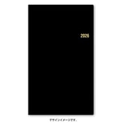2026年1月始まり手帳 ウィークリー NOLTY（ノルティ） リングスリム1（黒） 2026-6411