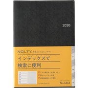 2026年1月始まり手帳 ウィークリー NOLTY(ノルティ) アクセスA5-1(ブラック) 2026-6463