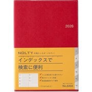2026年1月始まり手帳 ウィークリー NOLTY(ノルティ) アクセスA5-2(レッド) 2026-6466