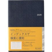 2026年1月始まり手帳 ウィークリー NOLTY(ノルティ) アクセスA5-3(ネイビー) 2026-6467