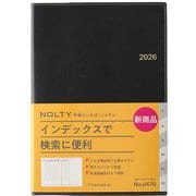 2026年1月始まり手帳 ウィークリー NOLTY(ノルティ) アクセスA5-4(ブラック) 2026-6470