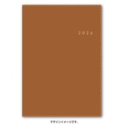 2026年1月始まり手帳 NOLTY（ノルティ） アクセスA5マンスリー月曜始まり（キャメル） 2026-6474