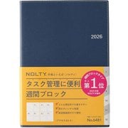 2026年1月始まり手帳 ウィークリー NOLTY(ノルティ) アクセスA5-5(ネイビーブルー) 2026-6481