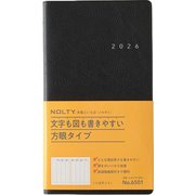 2026年1月始まり手帳 ウィークリー NOLTY(ノルティ) リスティ1(ブラック) 2026-6501