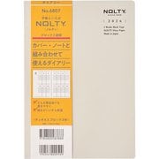 2026年1月始まり手帳 ウィークリー NOLTY(ノルティ) ティオA5ブロック2W(グレー) 2026-6807