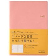 2026年1月始まり手帳 NOLTY(ノルティ) メモリー3(ピンク) 2026-7133