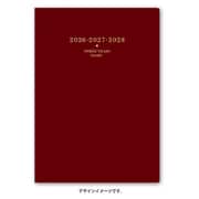 2026年1月始まり手帳 NOLTY（ノルティ） メモリー3年日誌（エンジ） 2026-7331