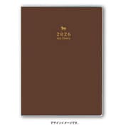 2026年1月始まり PAGEM by NOLTY ペイジェムメモリー（日記）A6（チョコレート） 2026-8503