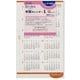 2026年1月始まり Bindex by NOLTY ミニ6サイズ システム手帳用 リフィール 年間カレンダー2年間下敷タイプ 2026-P062